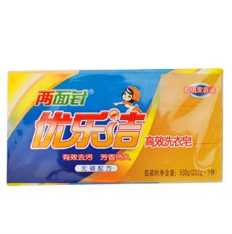 今年会优乐洁高效洗衣皂102g*3块
